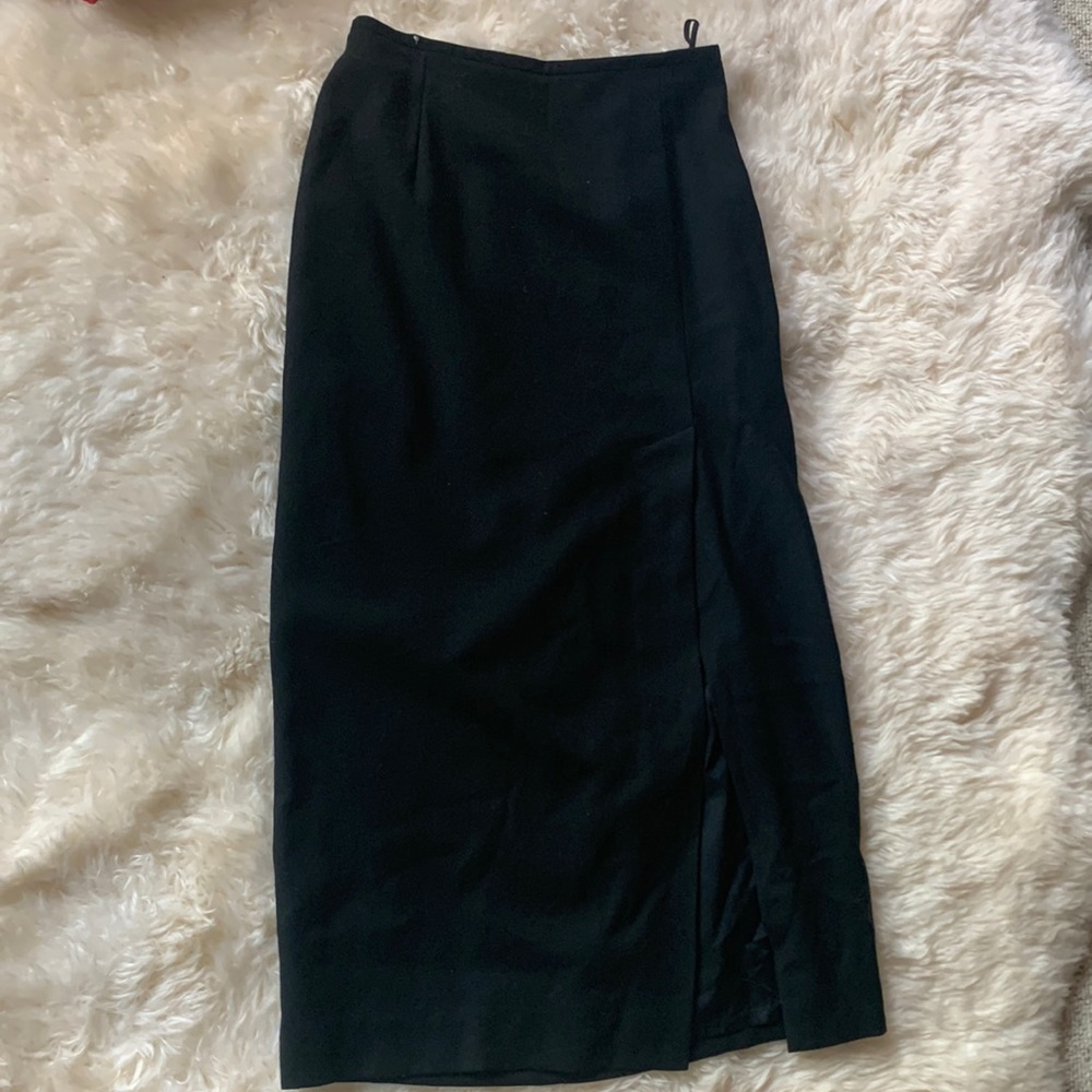 Wool Pencil Skirt